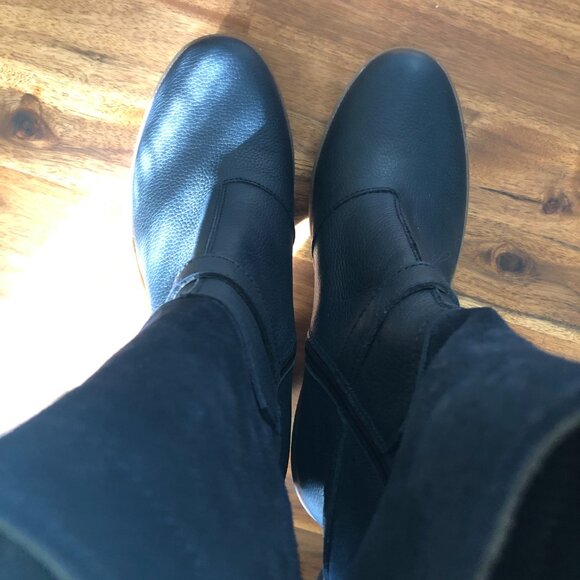 Women's Size 9 El Naturalista Blue Suede Boots - Picture 5 of 6